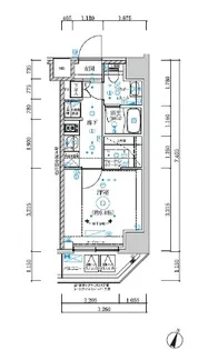 RELUXIA横濱吉野町III【11階】の間取り