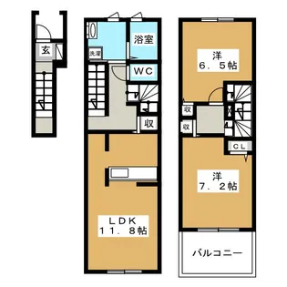 アンジュ・メゾンの間取り