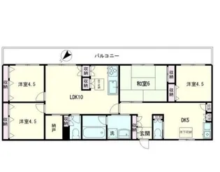 フェリス櫻井【1階】の間取り