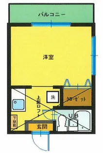 パレス山手【1階】の間取り
