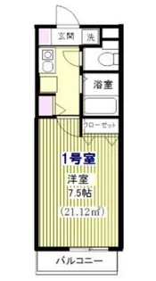 カーサクラウン谷保【2階】の間取り