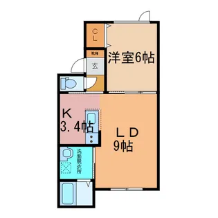 Belcasa【2階】の間取り