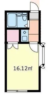 レオパレスダイエー【2階】の間取り