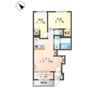 パルテノス【1階】の間取り