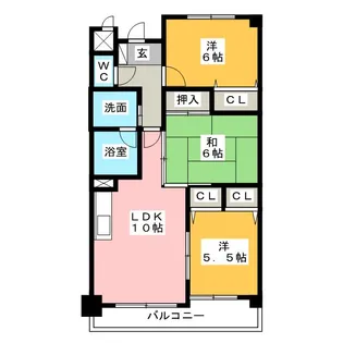 ニューパーク芝【4階】の間取り