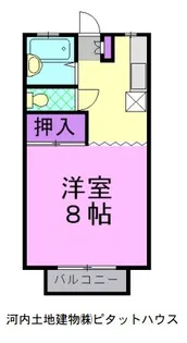 ヒューゲルヴェーク B【2階】の間取り