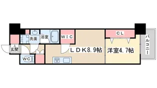 1LDKの間取り画像