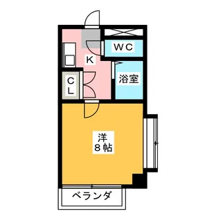 ラ・メゾン・メルヴェイユ【5階】の間取り
