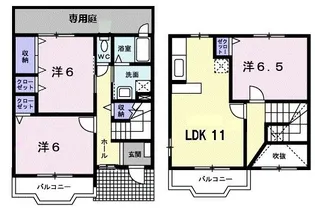 大阪府藤井寺市船橋町【アパート】の間取り