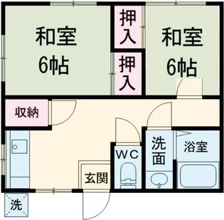 メゾンオランジュ【1階】の間取り