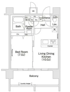 東京都新宿区新宿5【マンション】の間取り