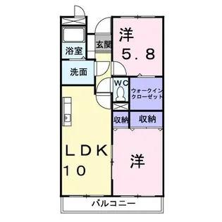 ヴィラ・アベニール【1階】の間取り