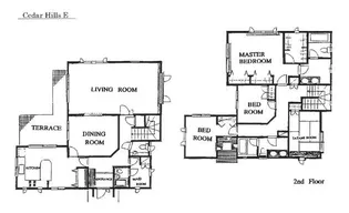 東京都目黒区柿の木坂1【一戸建】の間取り