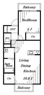 コスモス千葉寺【1階】の間取り