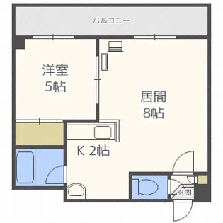 北海道札幌市中央区南八条西6【マンション】の間取り