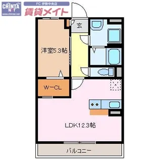 カンパネラ【1階】の間取り