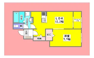 広島県東広島市八本松東3【アパート】の間取り