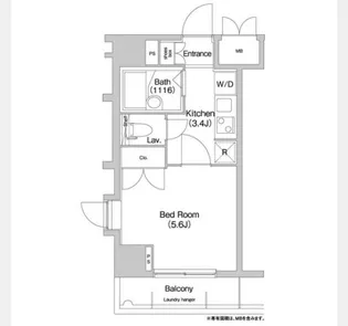 コンフォリア芝浦キャナル【9階】の間取り