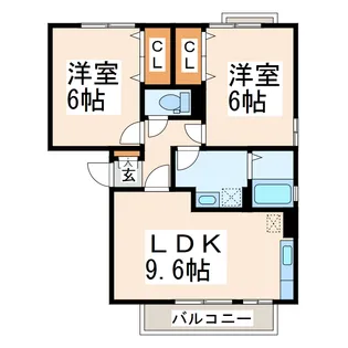 ドミール平成II【2階】の間取り