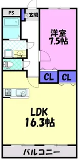 ハイクオリティ 5【4階】の間取り