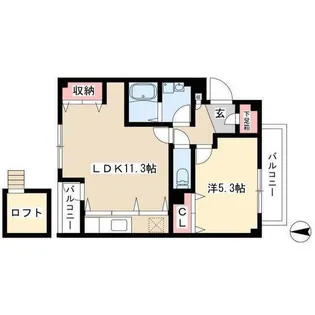 パレットM・T【4階】の間取り