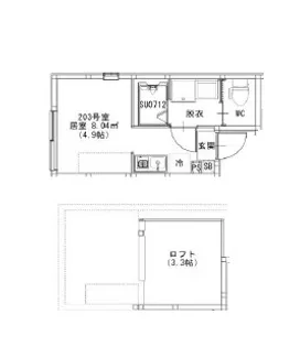 テラス金町【2階】の間取り