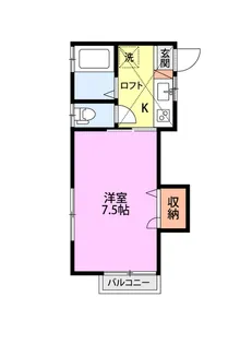 フォルス【2階】の間取り