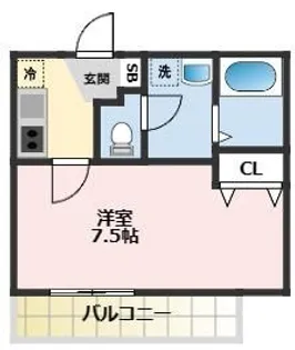 リアル北久里浜パークテラスI【1階】の間取り
