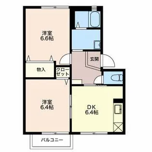新潟県新潟市西区坂井1【アパート】の間取り