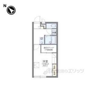 レオパレスフローレス州見台【1階】の間取り