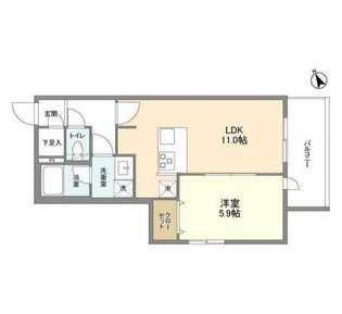 東京都文京区春日2【マンション】の間取り