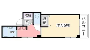 竹下ハイツ【3階】の間取り