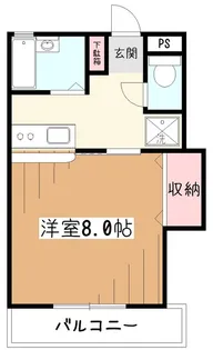 ユニオンパレス【1階】の間取り