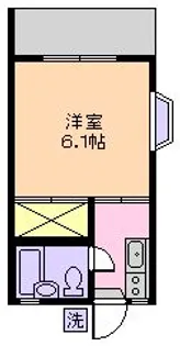 ハピネスハイム【1階】の間取り