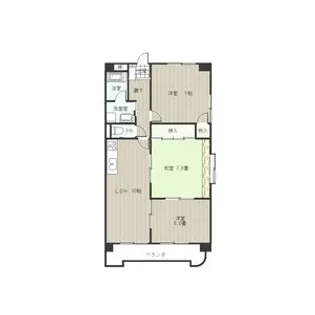 ハイムビーオール II【1階】の間取り