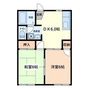 メゾンシーロード【1階】の間取り