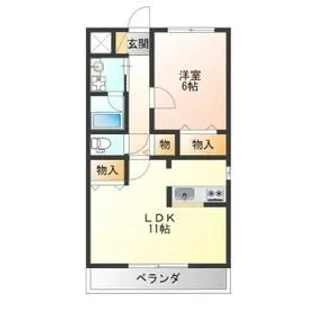 ベルタ カーサ【1階】の間取り