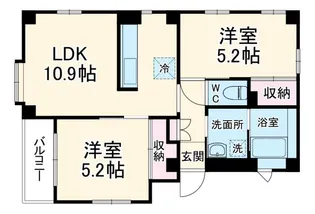 ヴァンティアンII【2階】の間取り