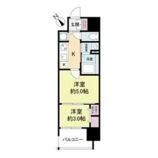 ArtizA堺【15階】の間取り