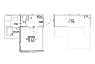 東京都葛飾区東金町6【アパート】の間取り