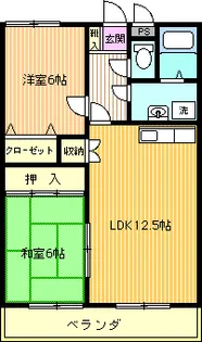 クレスト星が丘【2階】の間取り