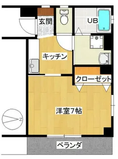 オリエンタル中河原【2階】の間取り