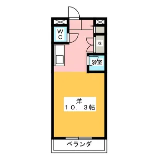 VIP-IN太平洋ノースヒルズ【3階】の間取り