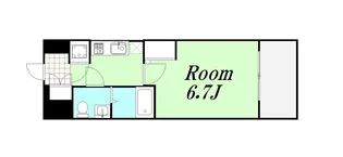 アドバンス新大阪ラシュレ【3階】の間取り
