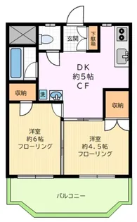 東京都世田谷区野沢2【マンション】の間取り