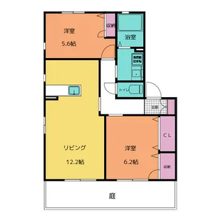 春風の丘 F棟【2階】の間取り