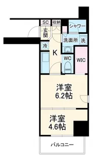TRACK向ヶ丘遊園【3階】の間取り