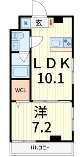 ラフィスタ亀有【8階】の間取り