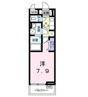 アムノスI【1階】の間取り