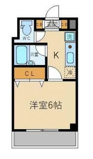 サンパラッツオ弐番館【2階】の間取り